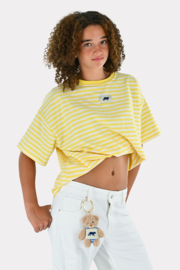 txt
T-shirt Tiger rayé - jaune beurre/blanc