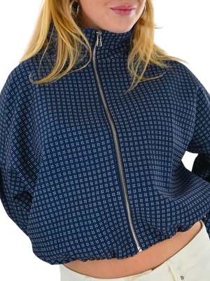 Autumn jacket check - navy