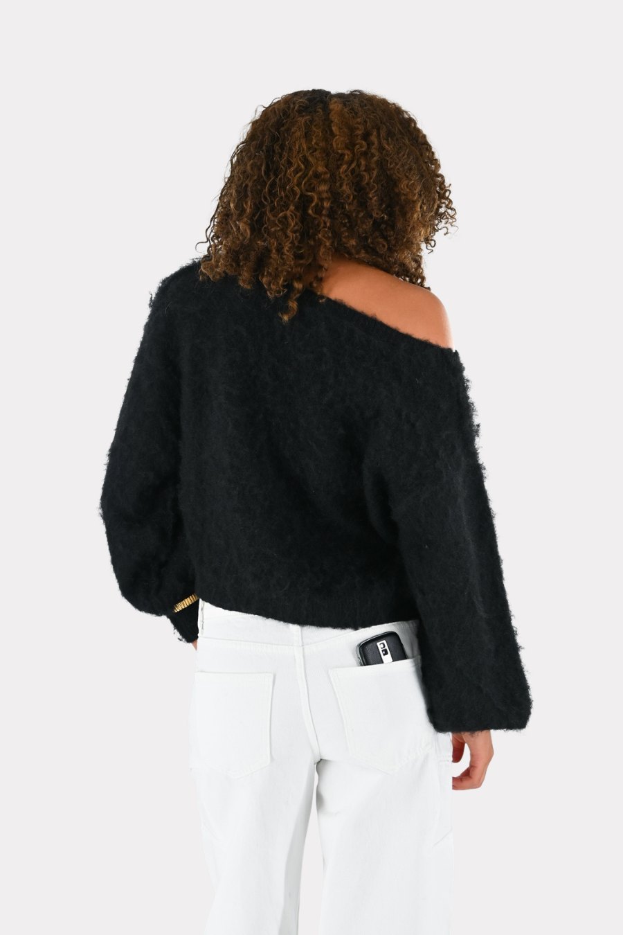 Maira pull épaules dénudées - noir