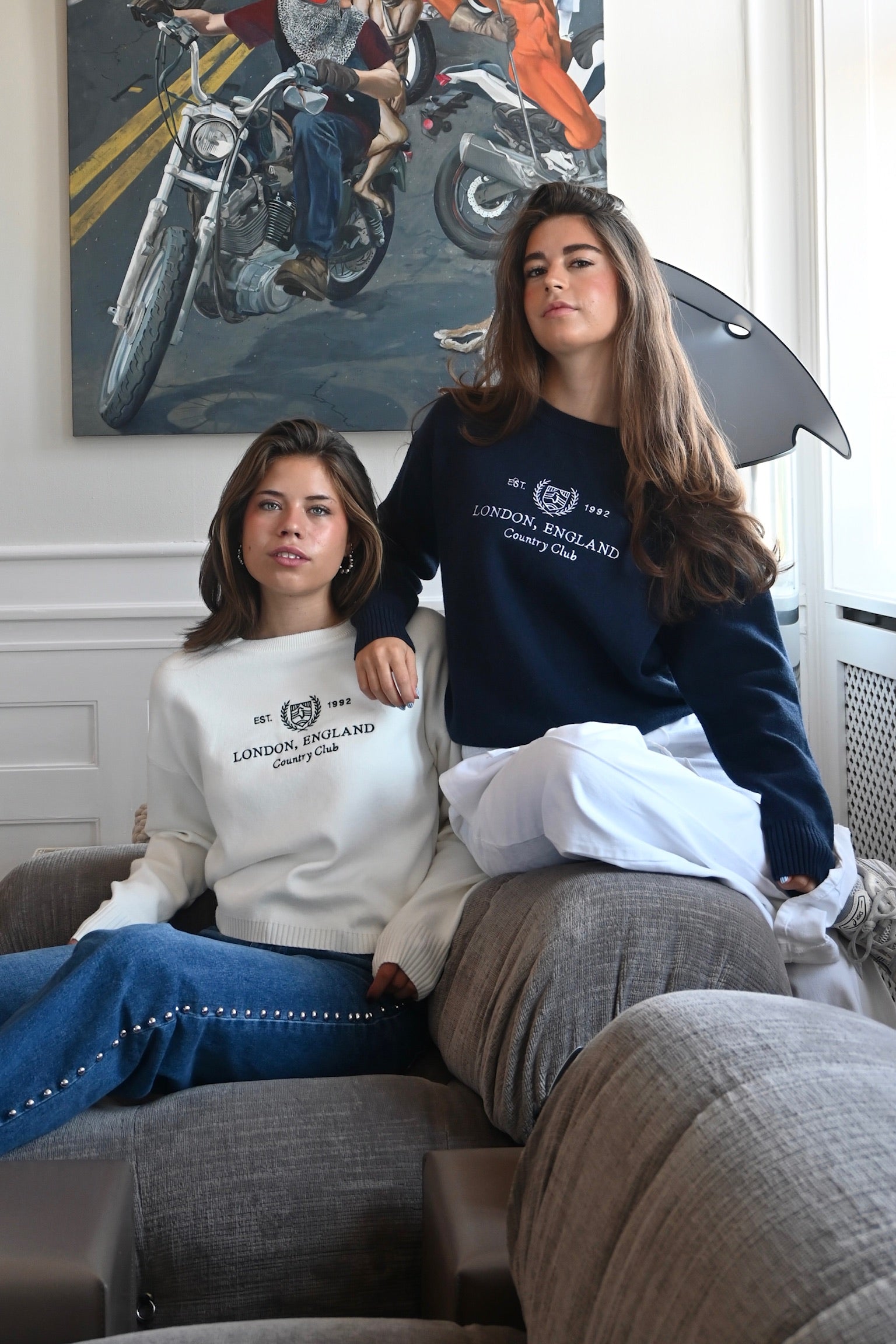 London sweater - wit