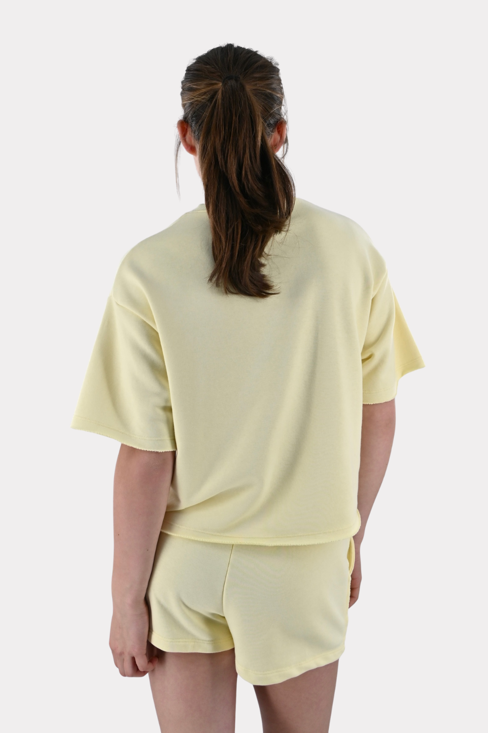 Short style collège - jaune beurre