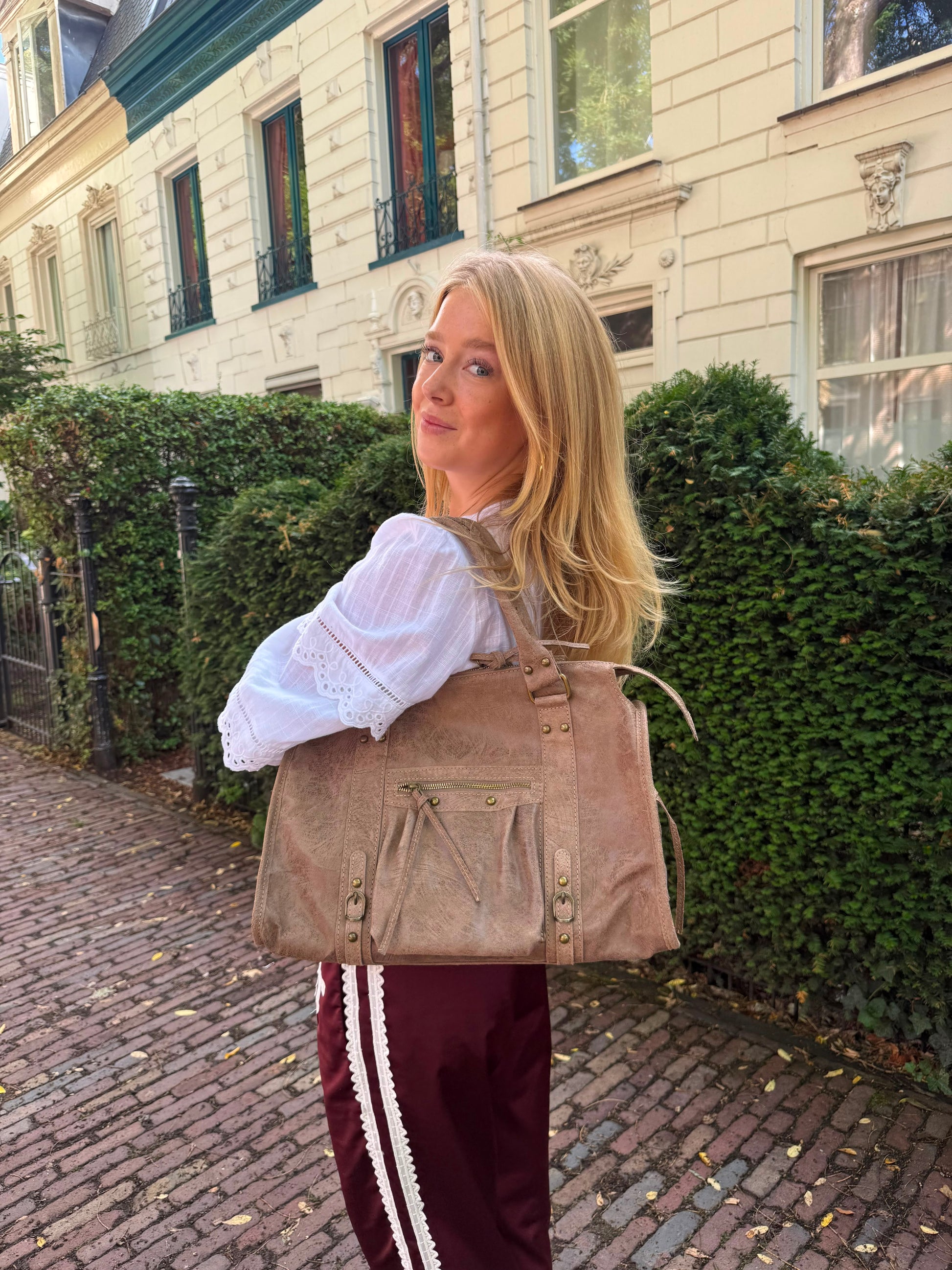 Icon-Tasche - Taupe