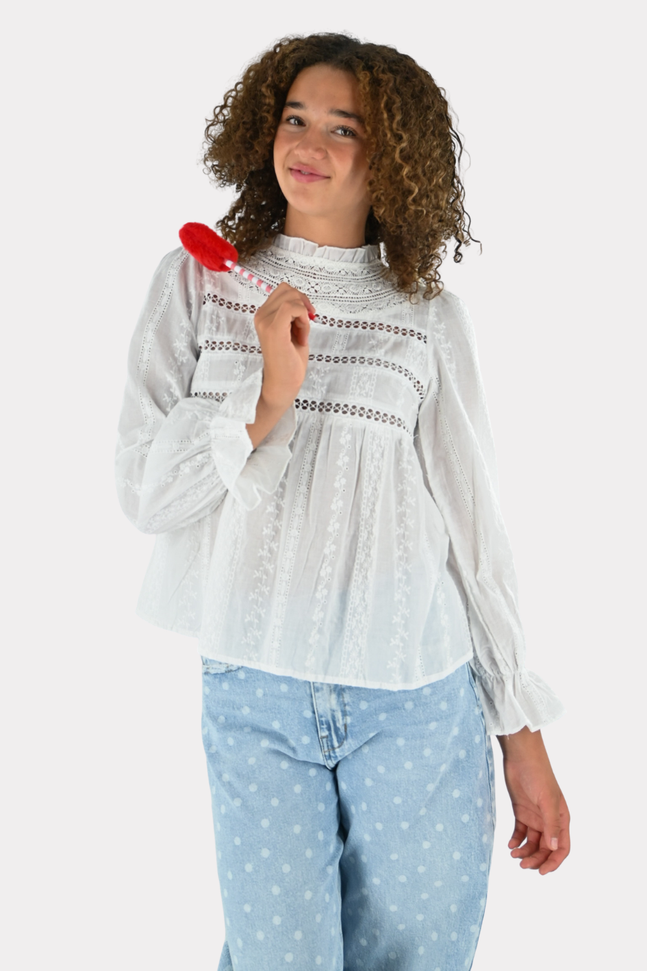 Febe Bluse - blassgelb