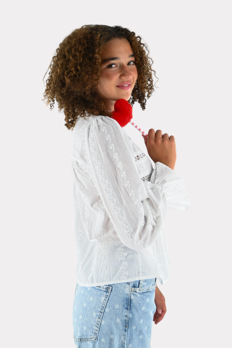 Febe Bluse - blassgelb
