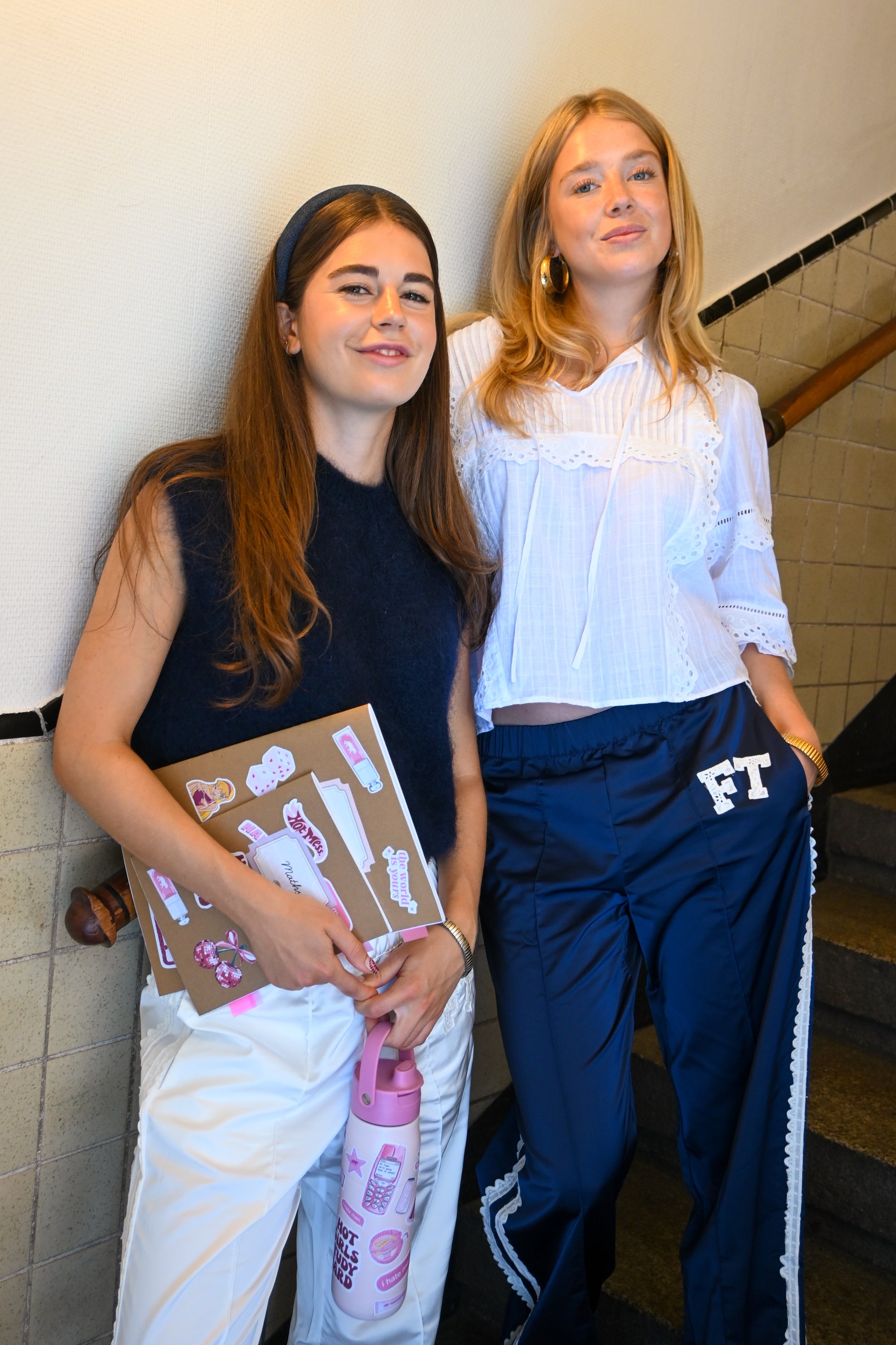 FT-Spitzenhose - Navy
