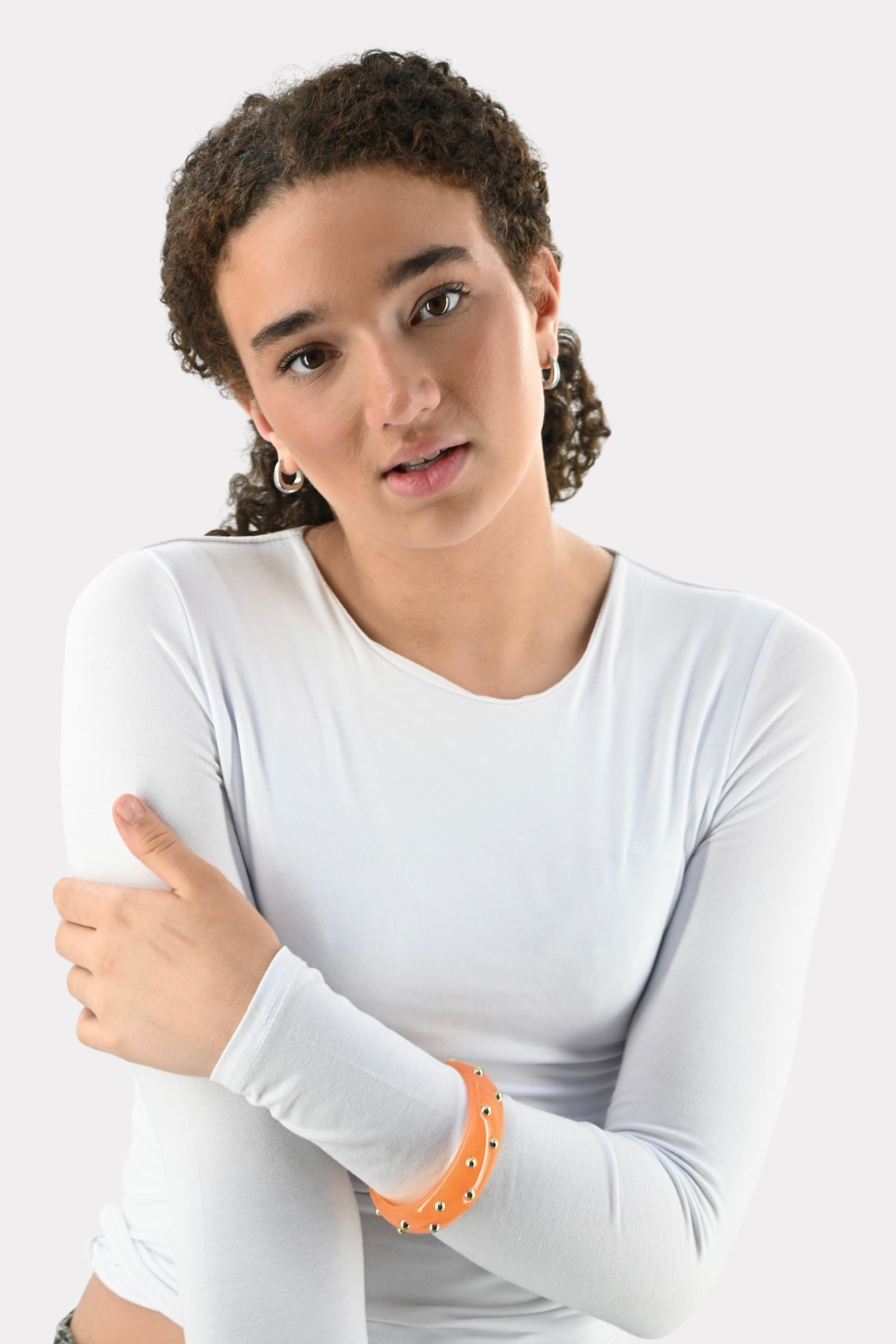 Amalia bangle - oranje - Fashiontiger 1