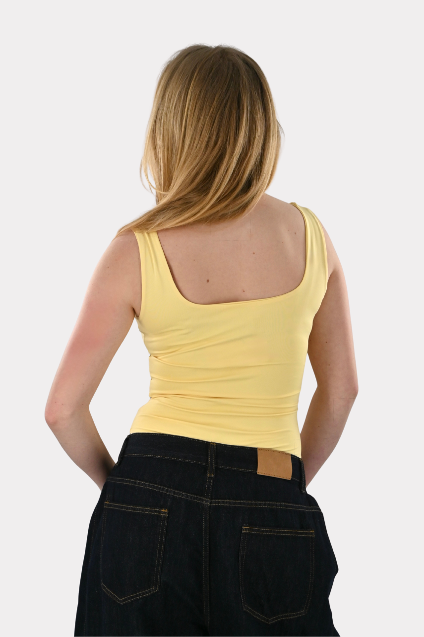 Amelie studded body - pale yellow - Fashiontiger 8