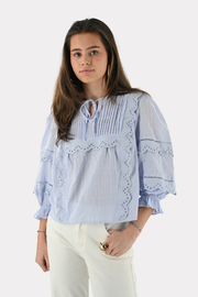 Anne-Bluse - hellblau - Fashiontiger 6