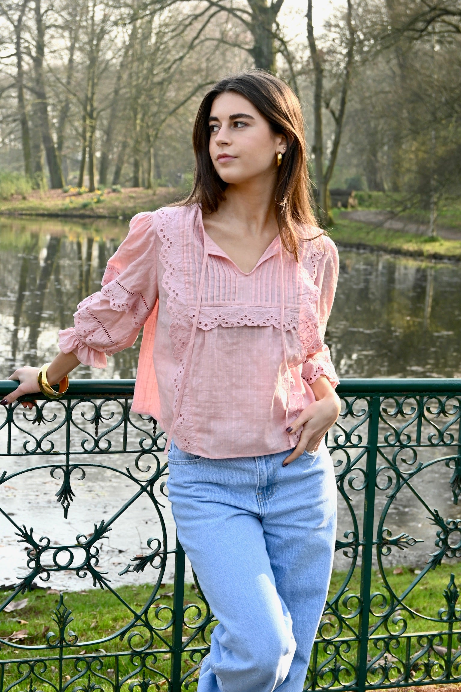 Anne blouse - roze - Fashiontiger 2