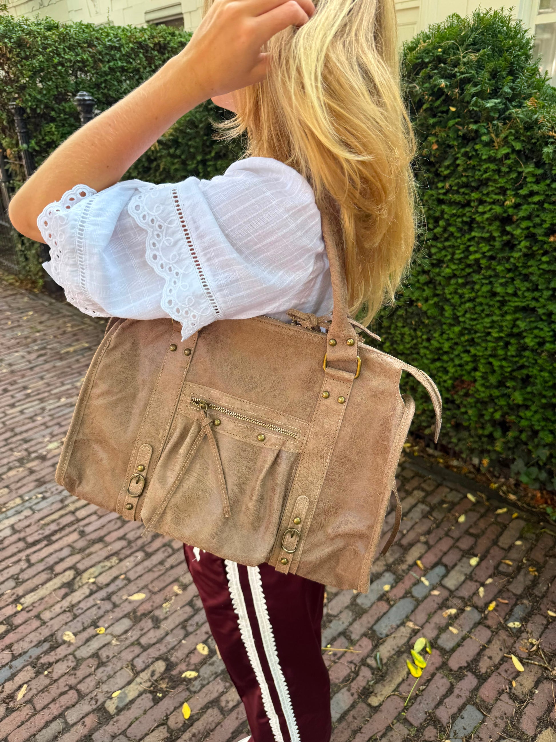 Icon-Tasche - Taupe