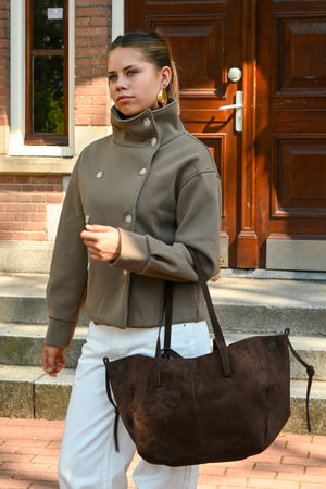 Signature bag - dark brown