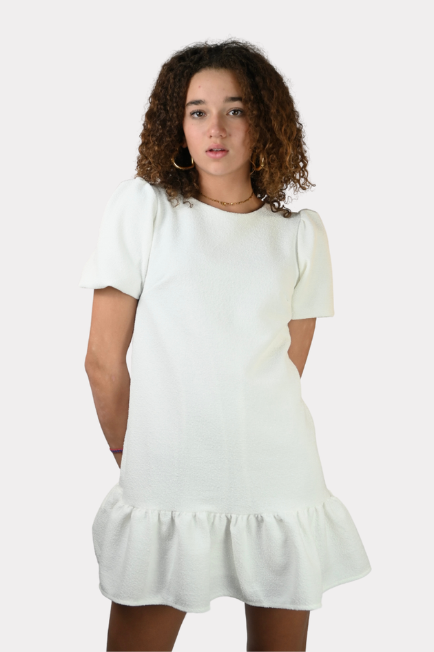 Bobby dress white