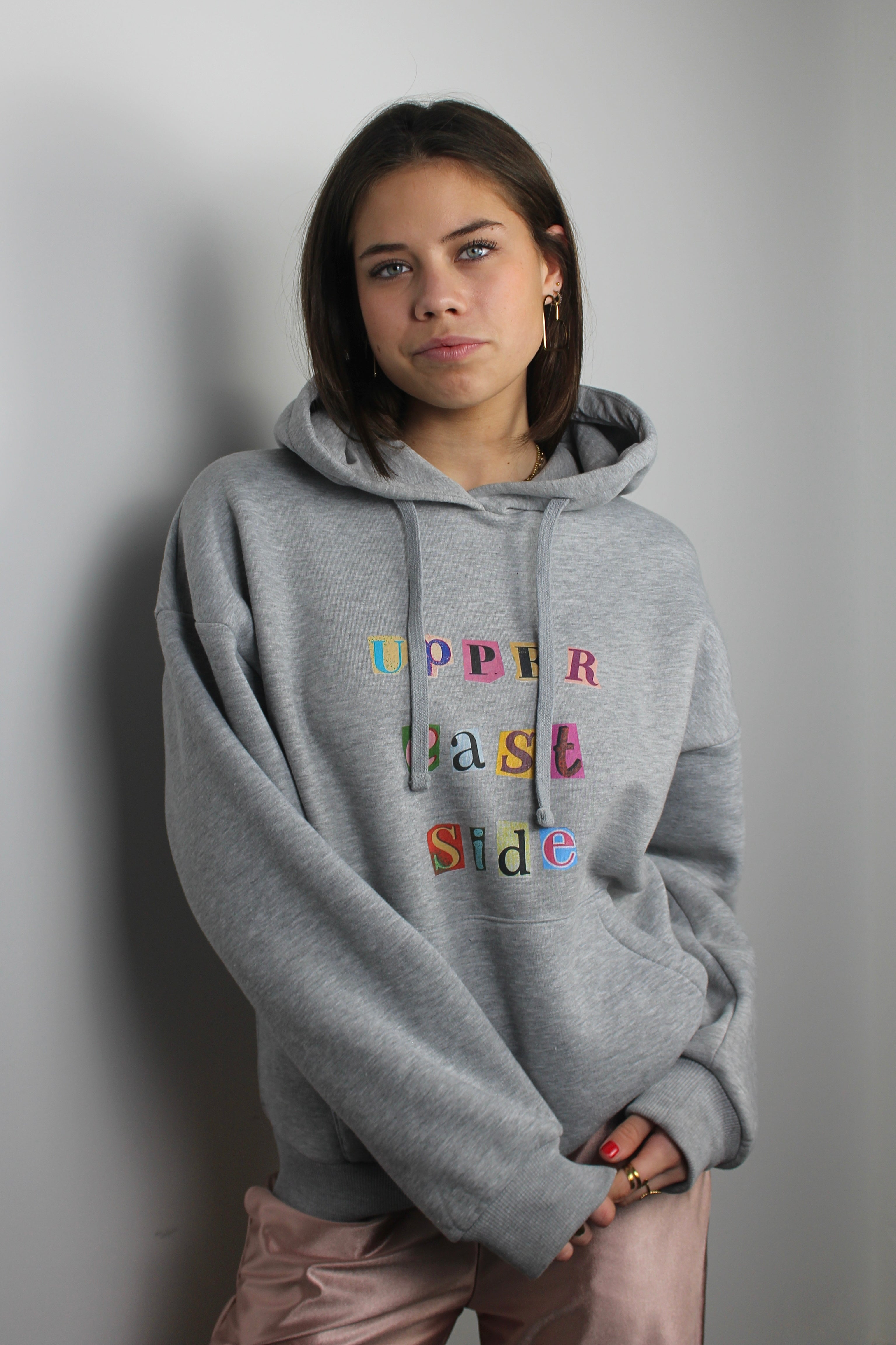 Upper east side hoodie - gray