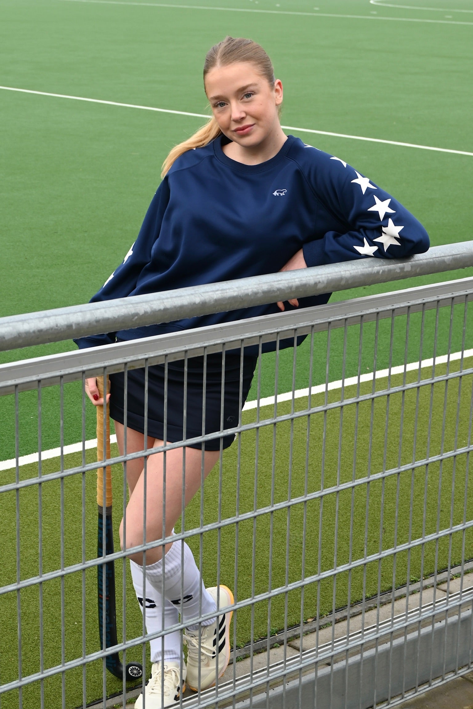 Sweat d'entraînement Tiger - bleu marine