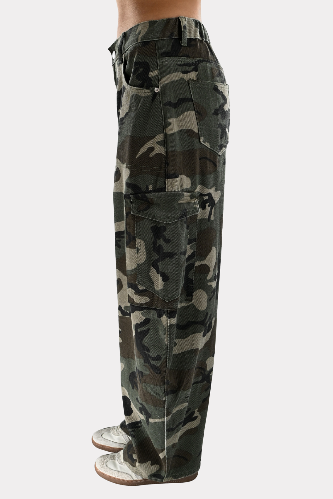 Camouflage-Jeans - grün 7