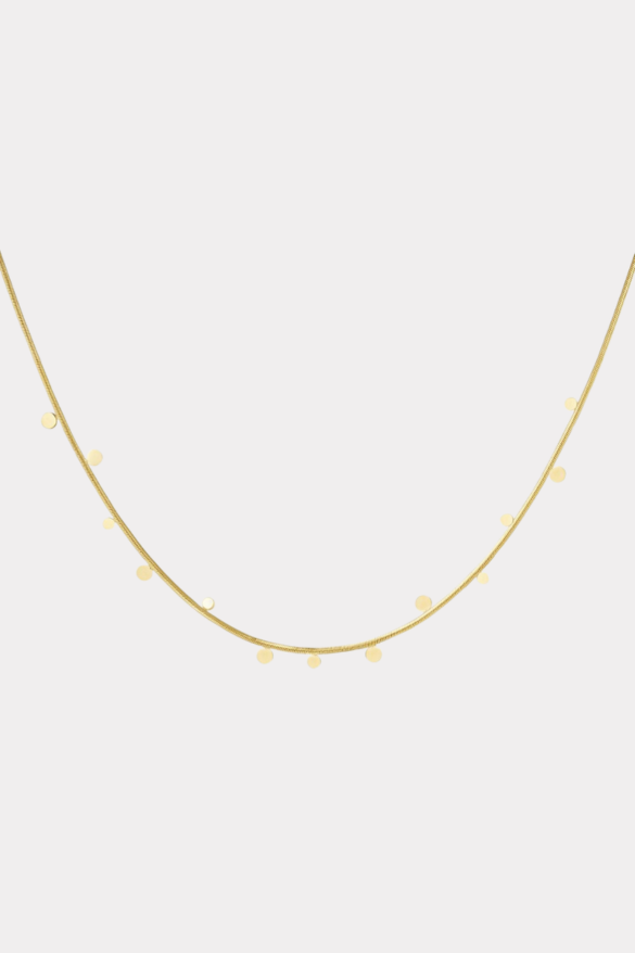 Circle party necklace gold fashiontiger