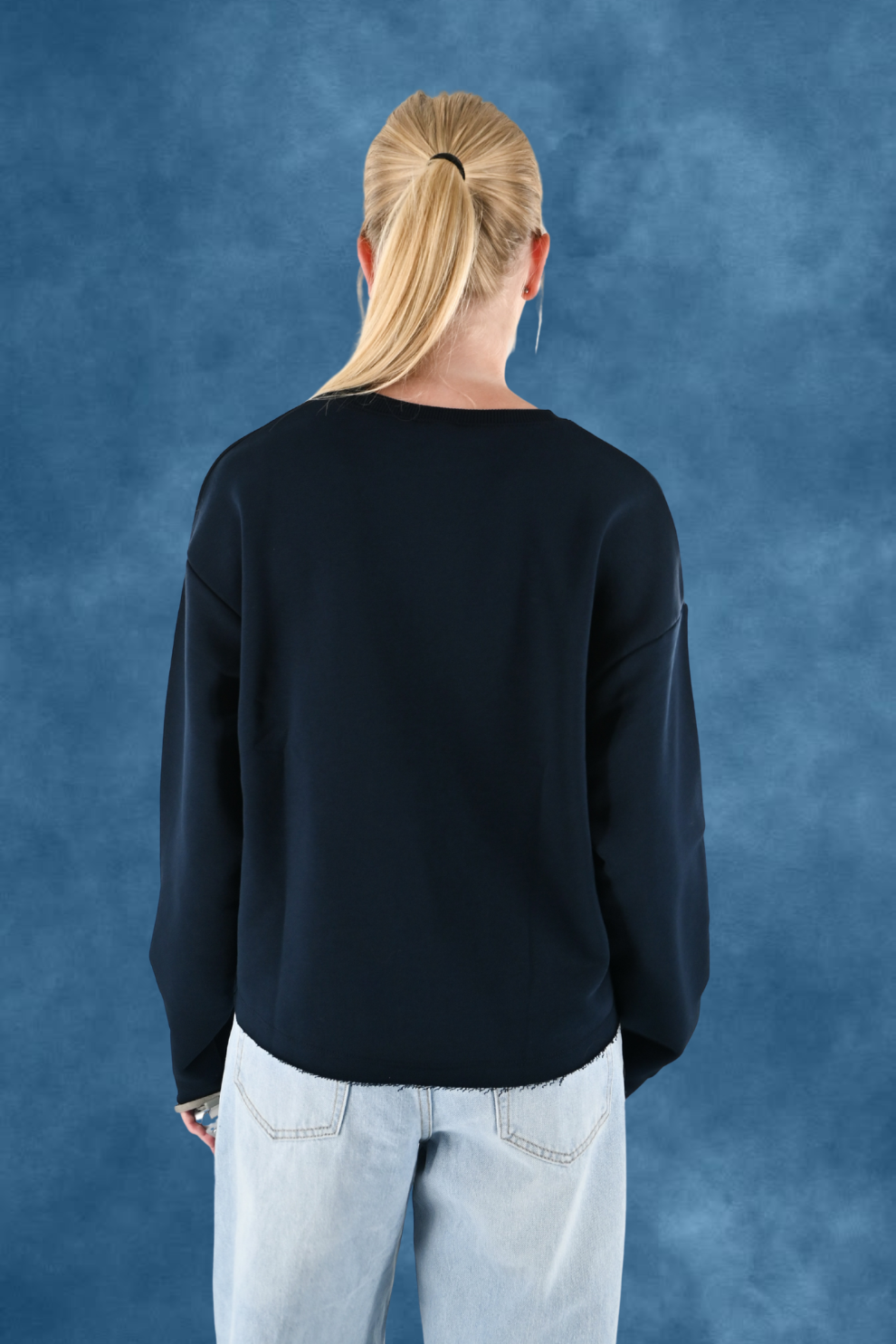 Sweat college - bleu marine - Fashiontiger 6