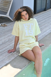 College top - butter yellow - Fashiontiger 2