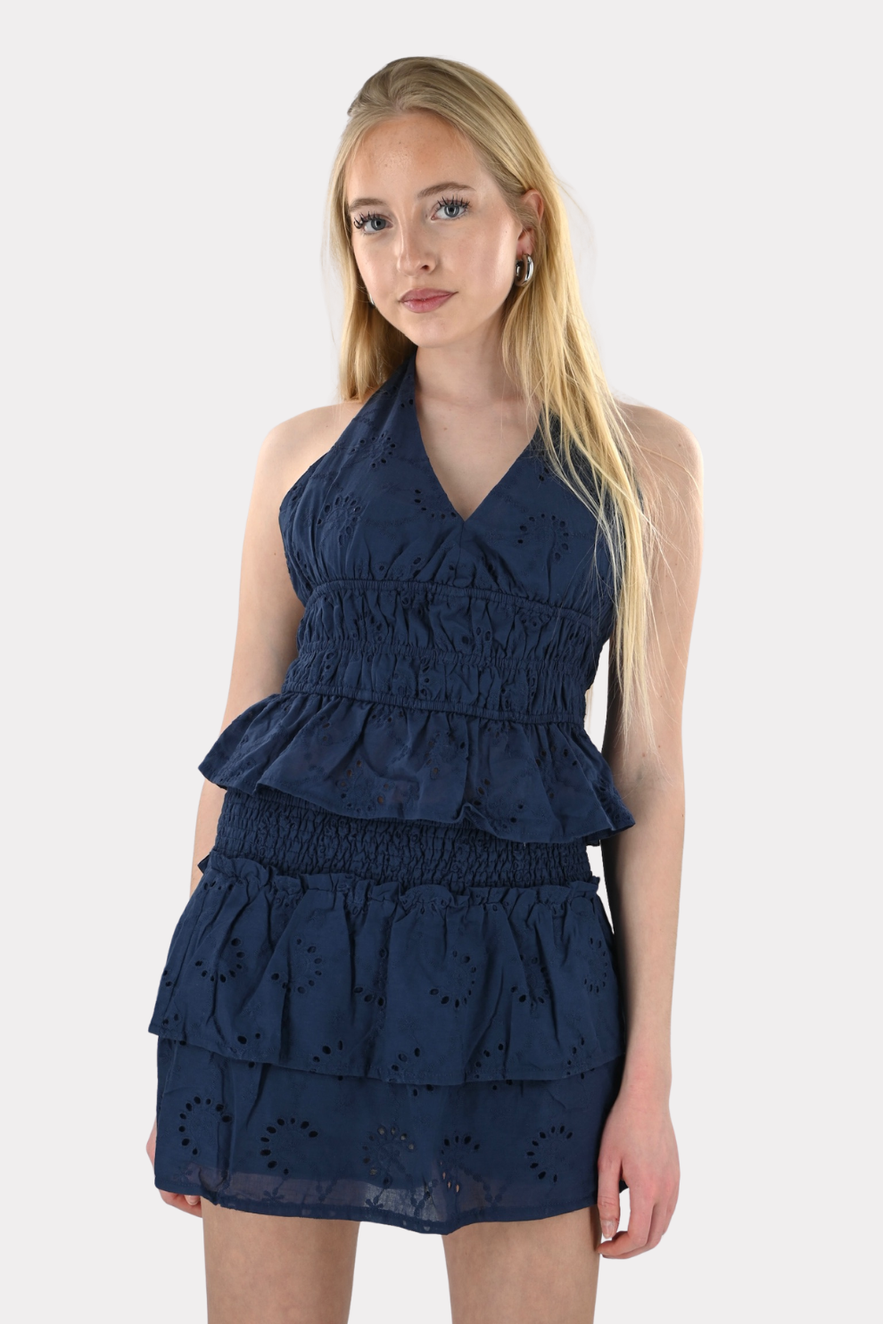 Coral top - navy - Fashiontiger 3