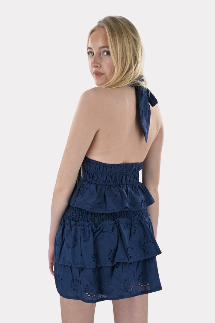 Korallfarbenes Top - marineblau - Fashiontiger 5