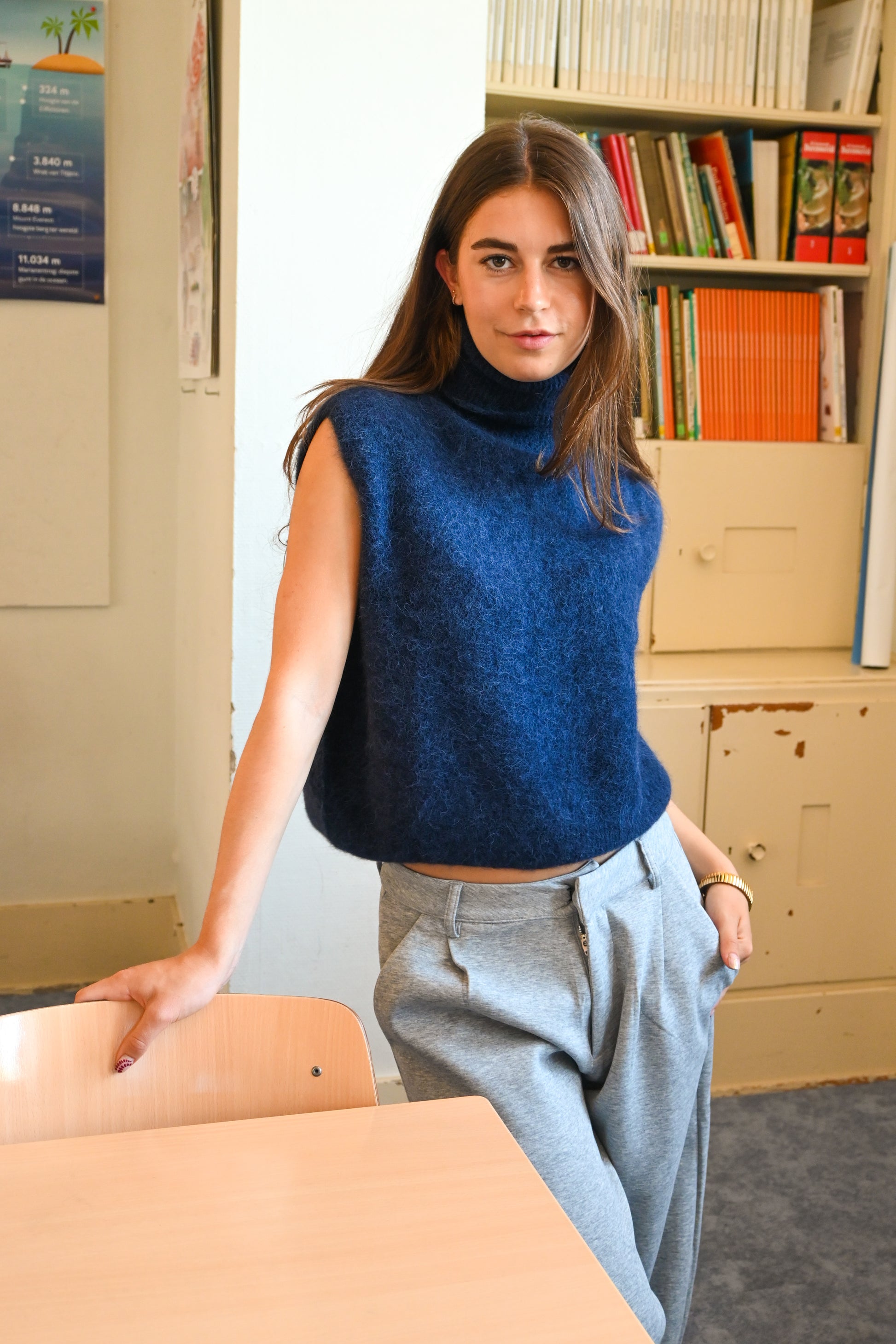 Cozy high knit - navy - Fashiontiger 4