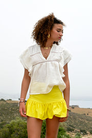 Tennis skort - yellow