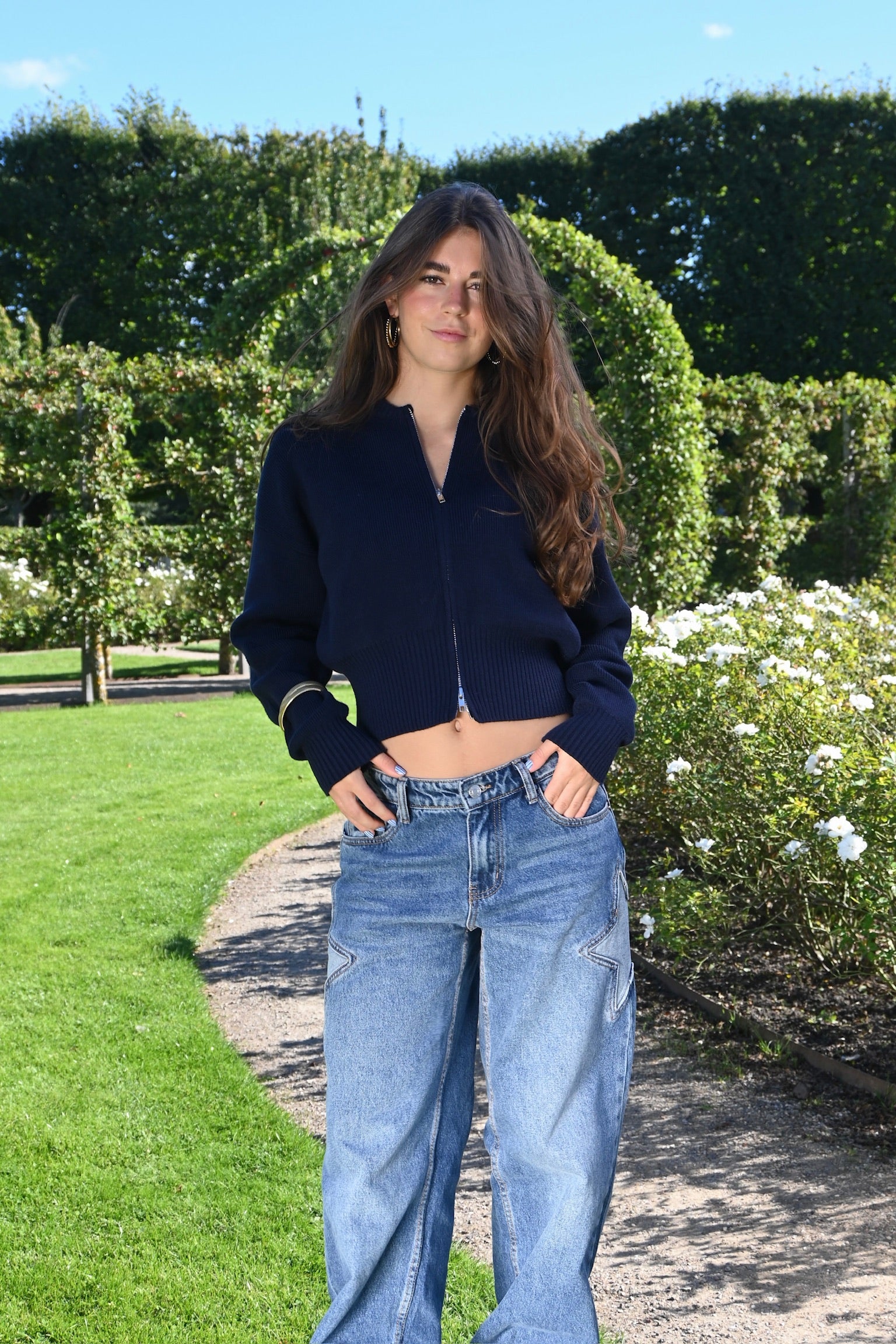 Esmay knit vest - blauw