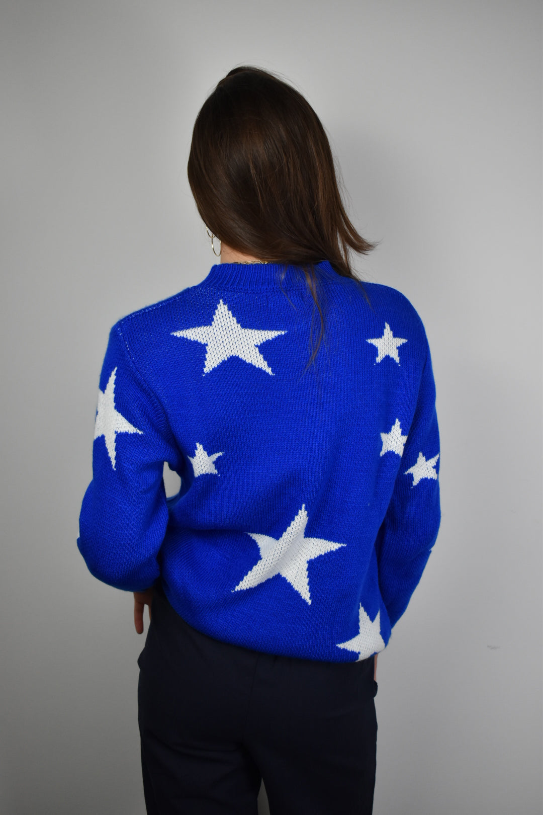 Starry sweater - cobalt