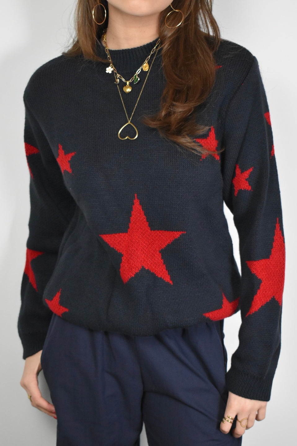 Starry sweater - navy