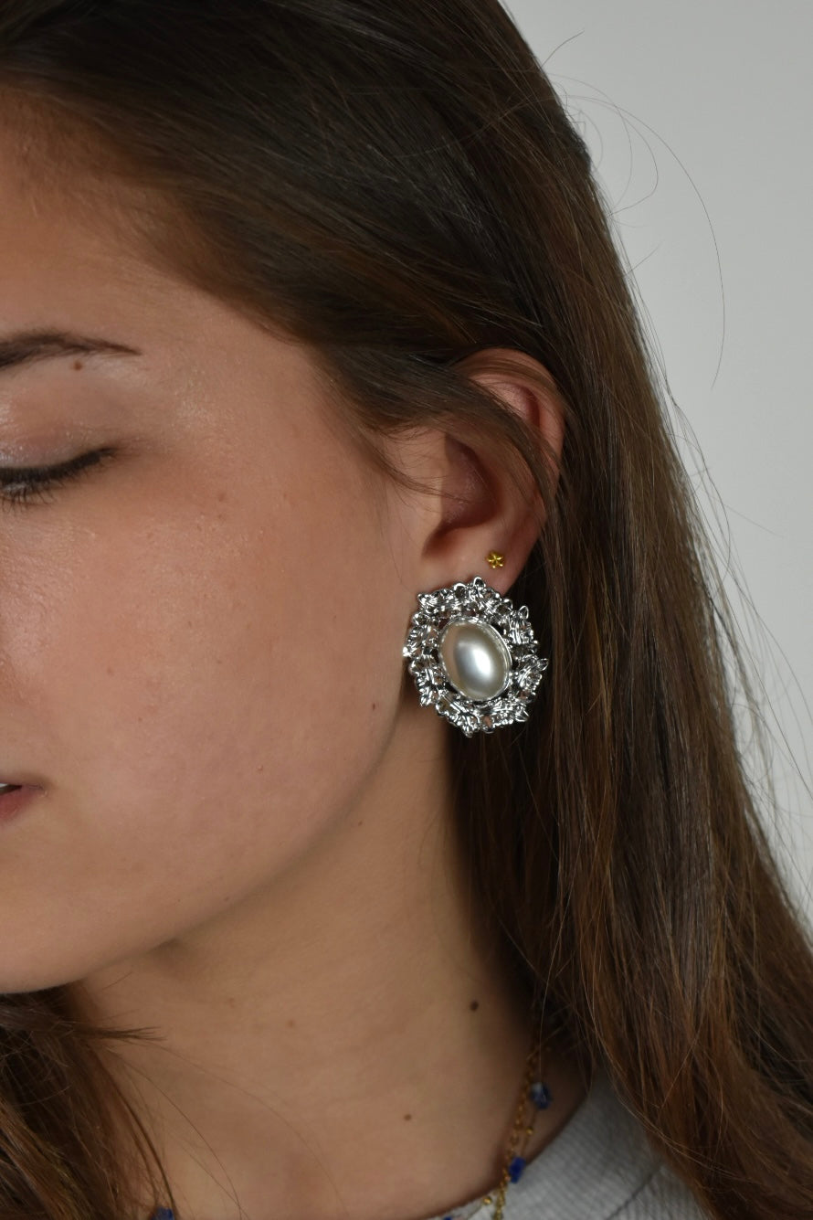 Vintage earrings - zilver