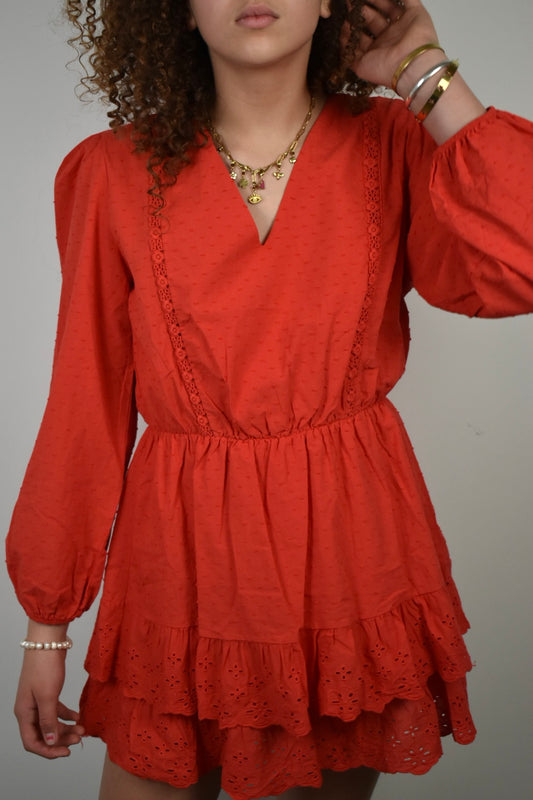 Alicante dress - red