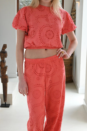 Valencia top - corail