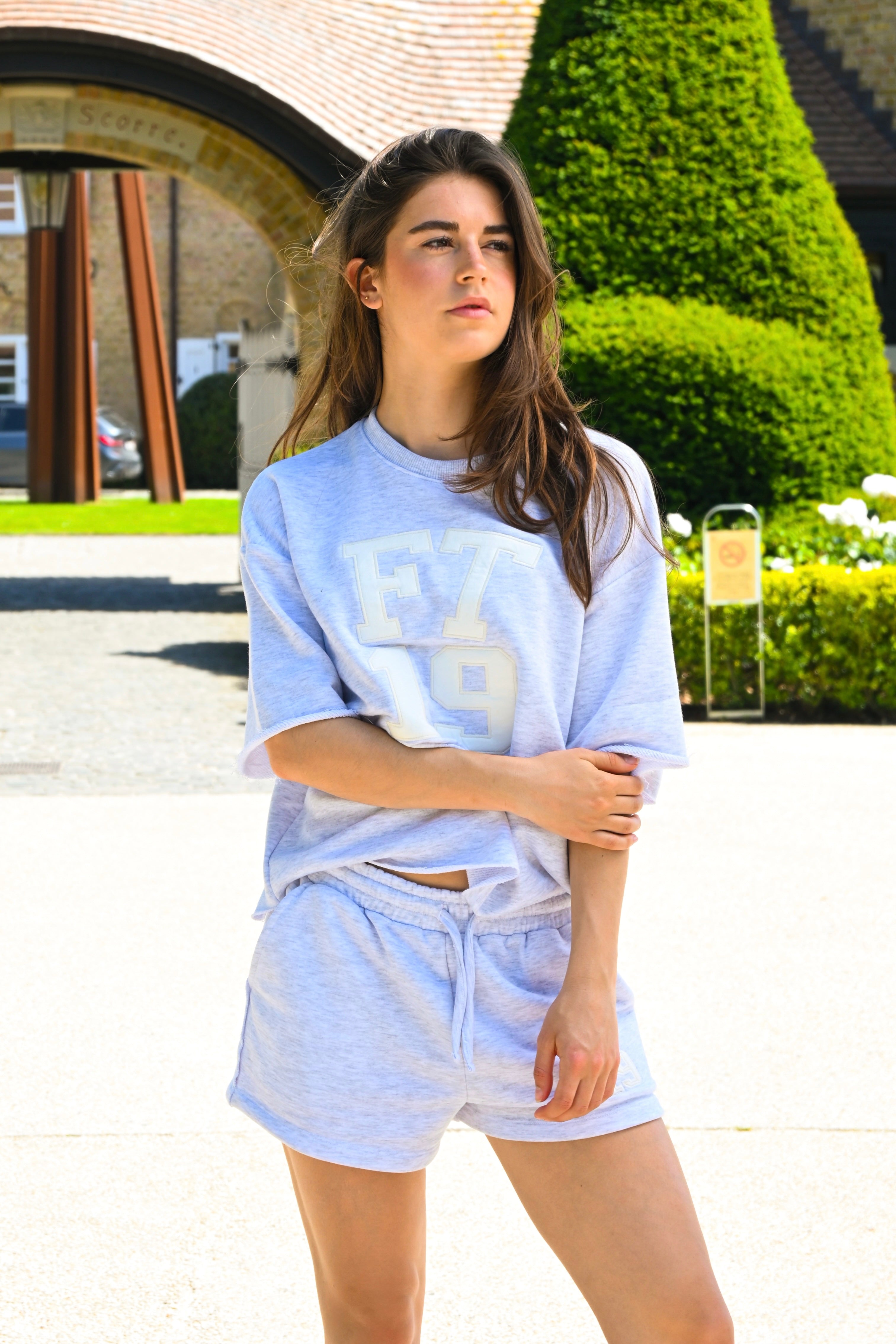 College short - gris