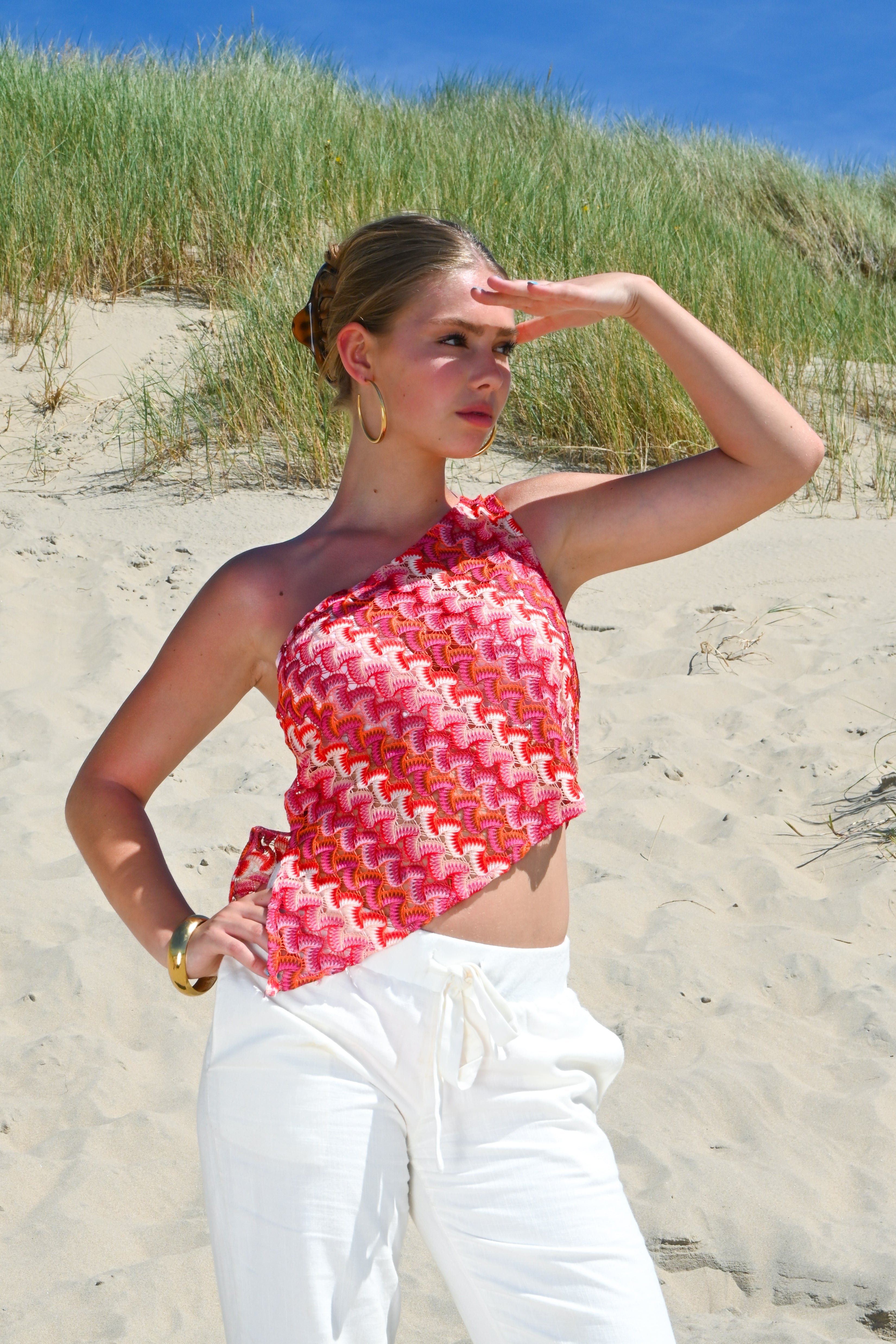 Starfish top - roze