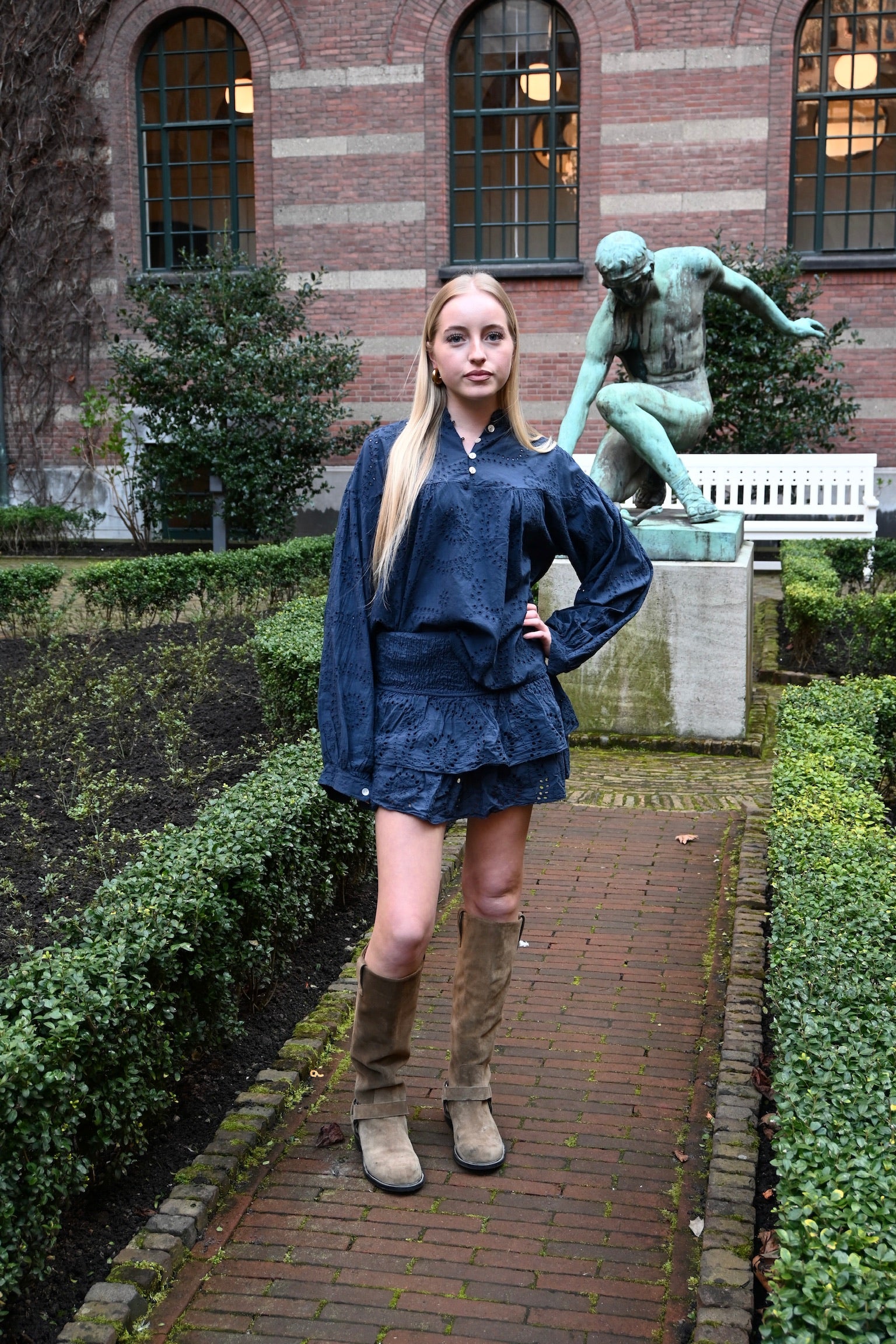 Daydream skort - navy - Fashiontiger 1