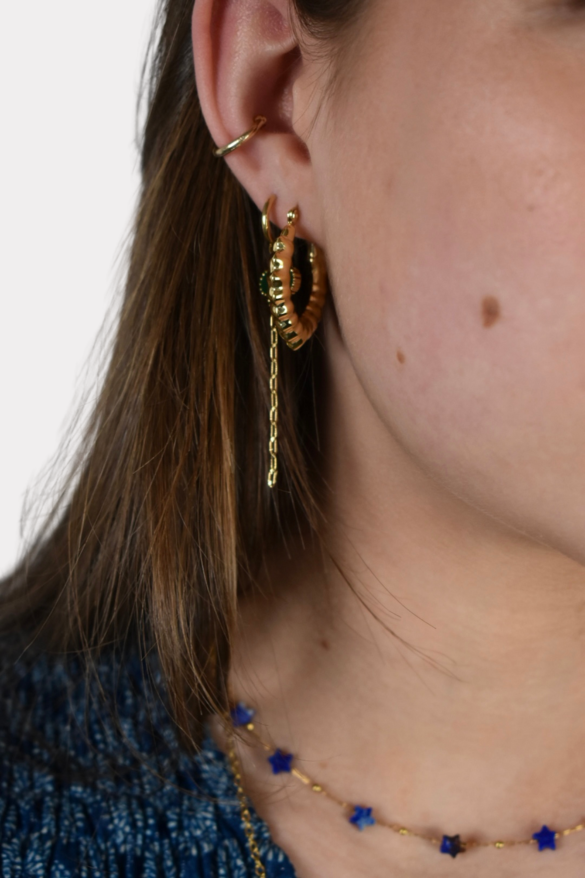 Delhi earrings gold fashiontiger