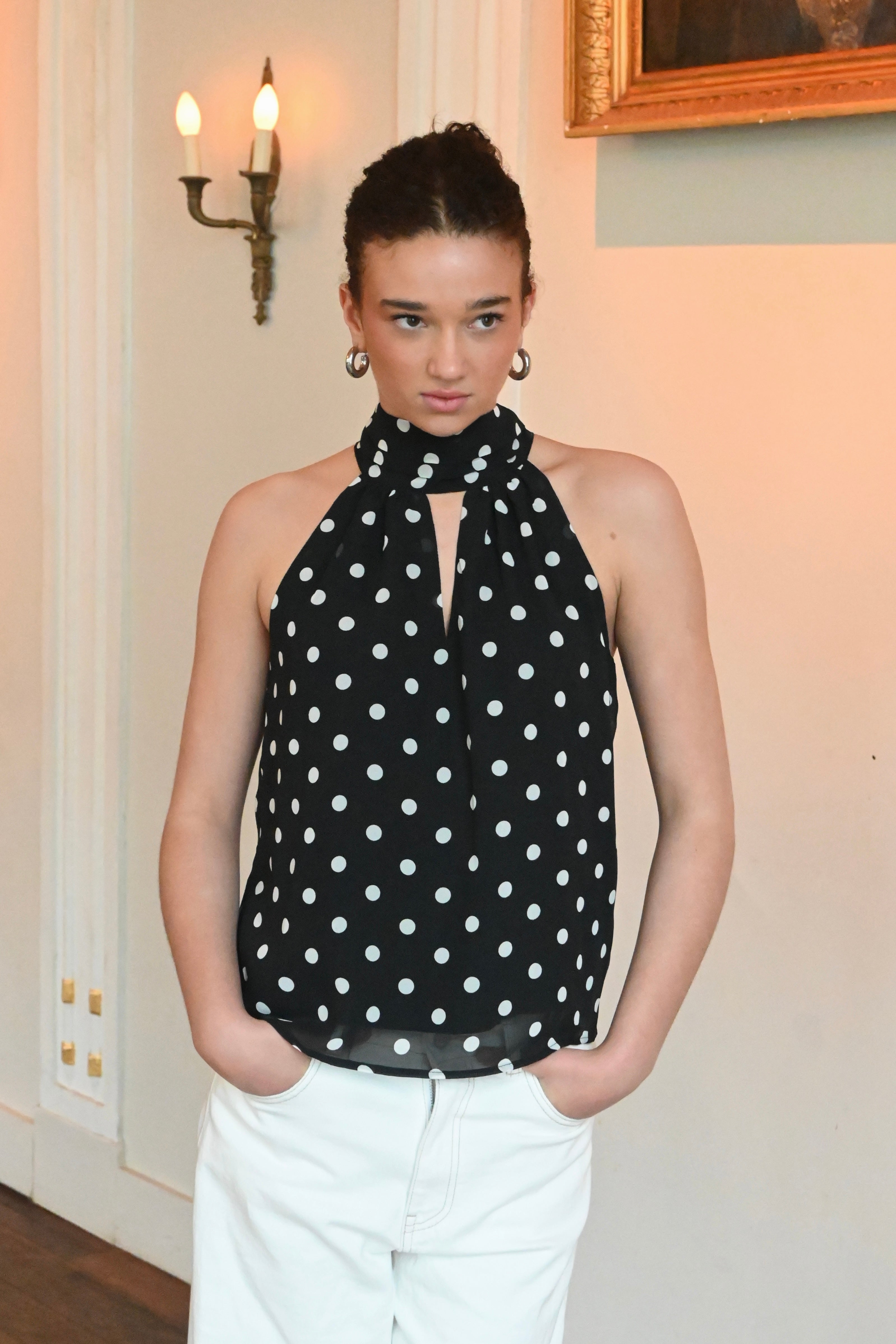 Dot it top - black