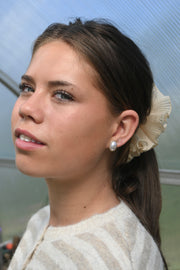 Vintage pearl earrings - goud