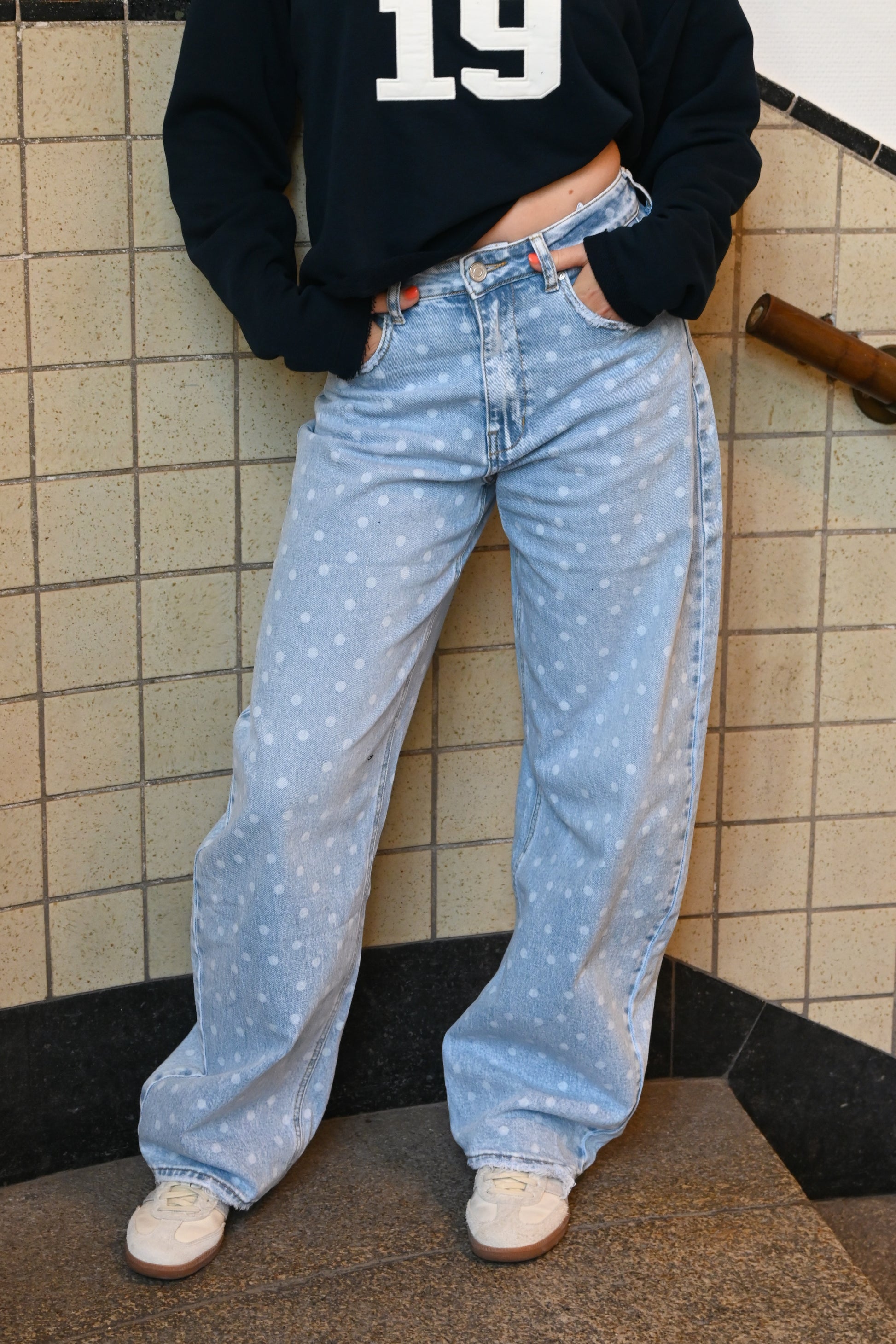Jeans Dottie - bleu