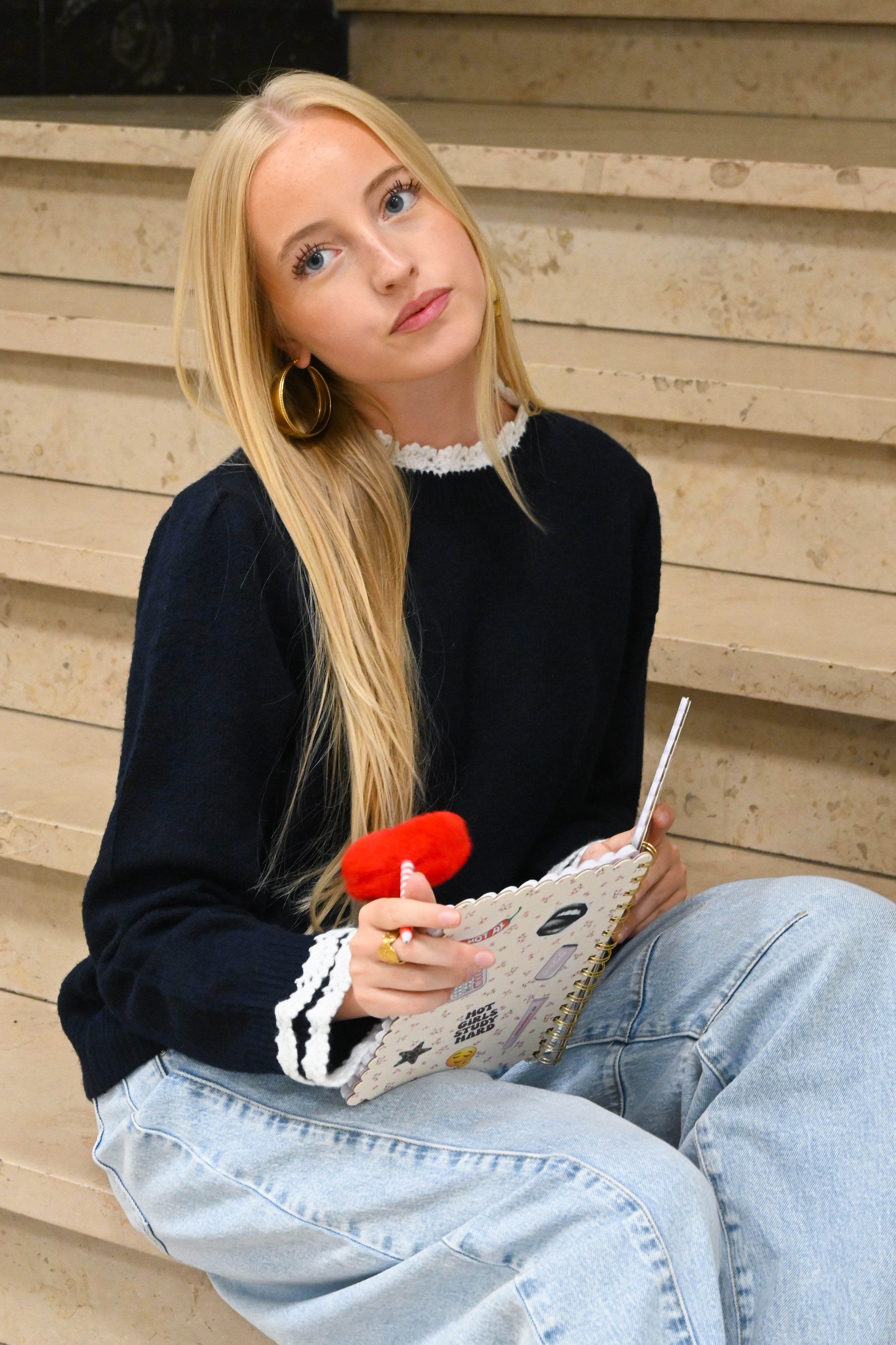 Joelle Strick - marineblau
