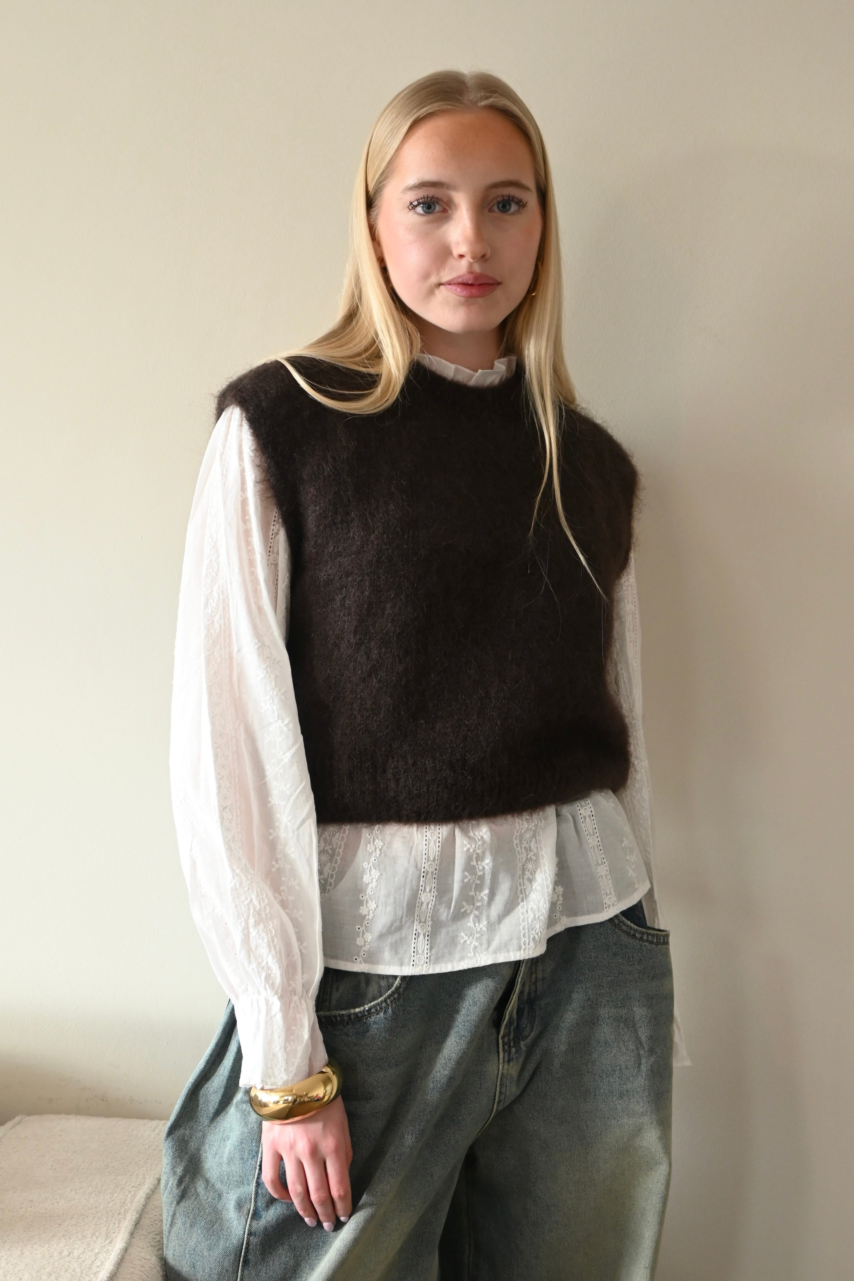 Soft classic knit  - brown