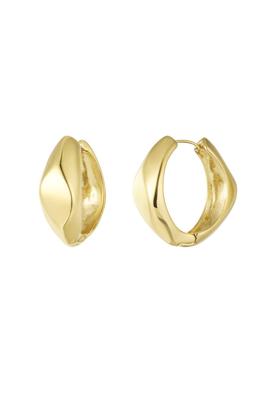 Back to basic earrings - goud