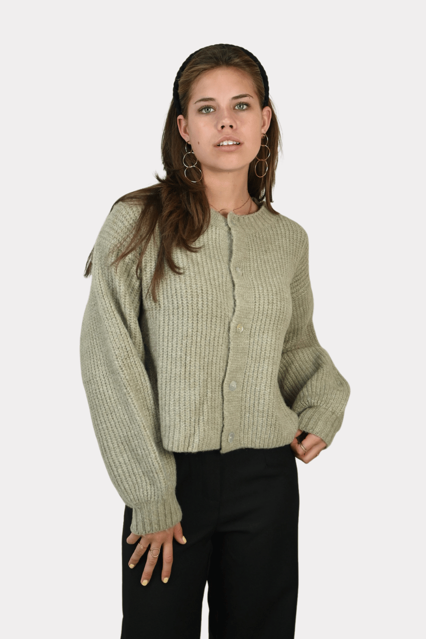 Brooklyn cardigan - taupe