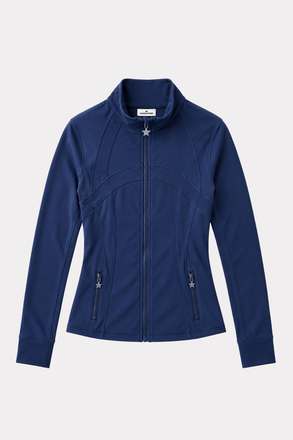 Fashiontiger sportswear zip jacket - navy 11