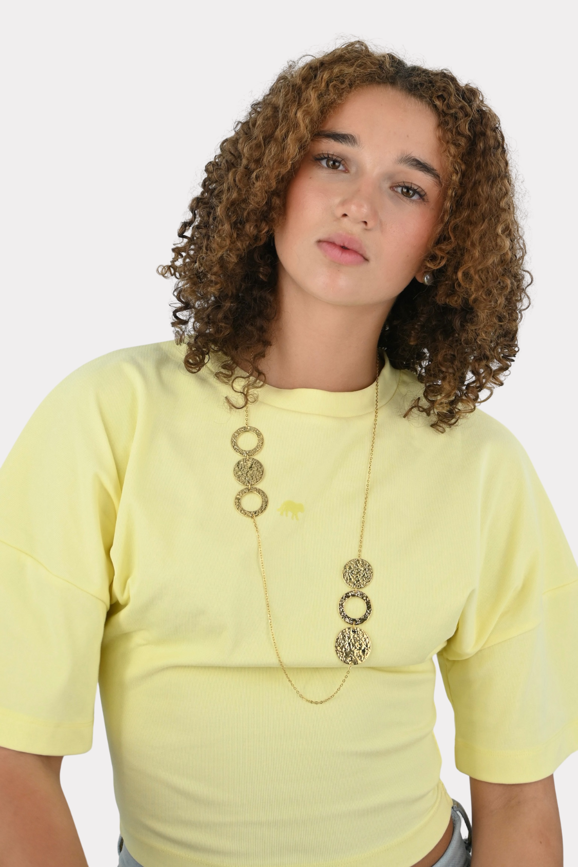Golden girl necklace - goud 1