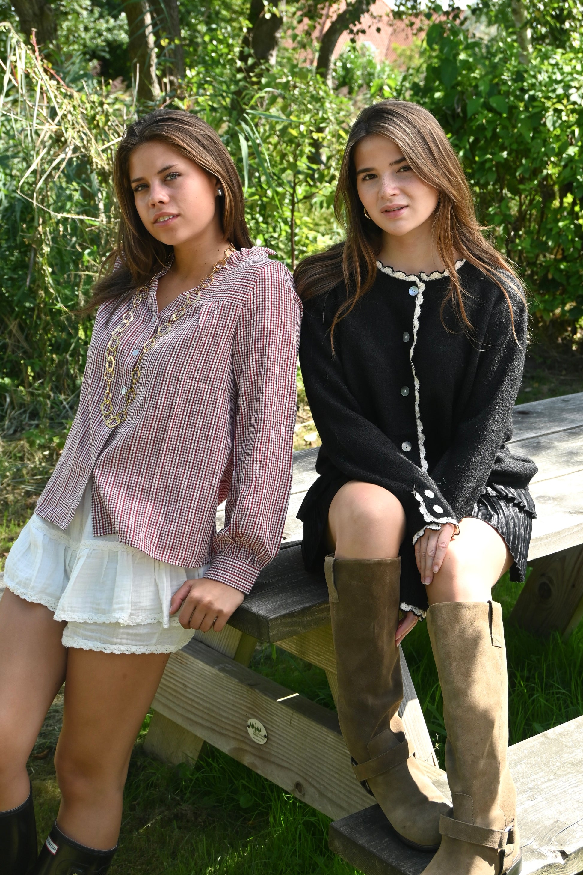 Guilia blouse - rood - fashiontiger 3