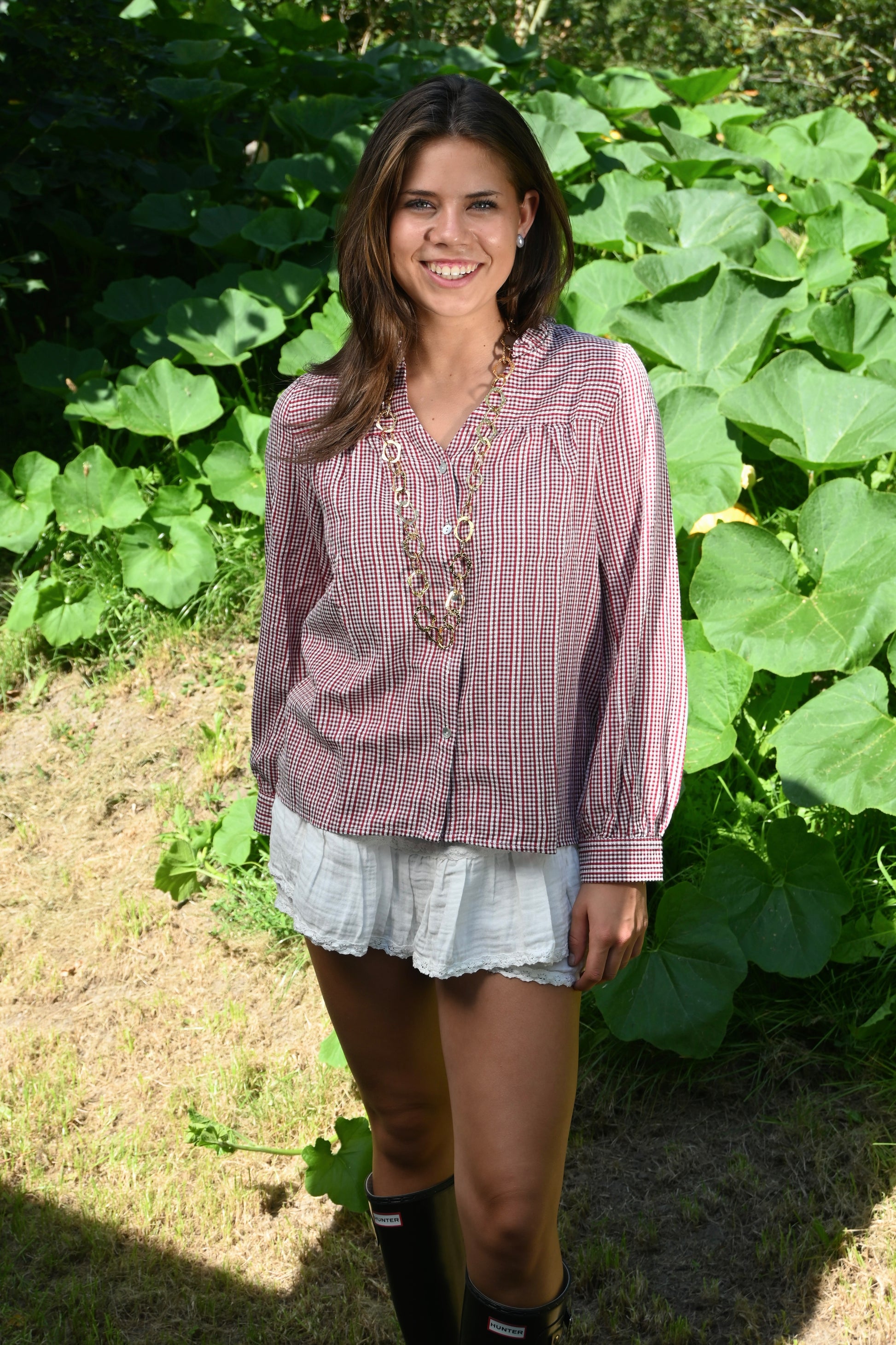 Guilia blouse - rood - fashiontiger 4