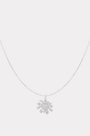 Happy daisy necklace silver fashiontiger