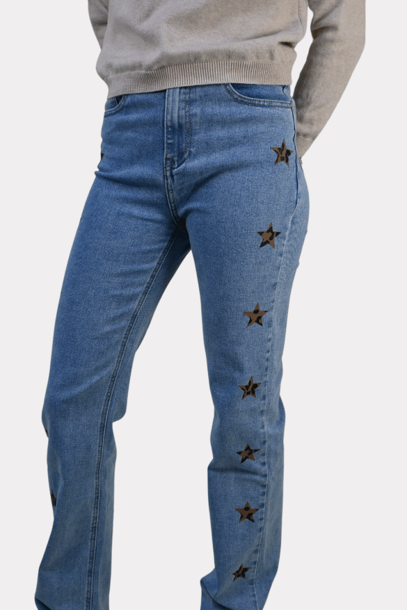 Sky full of tiger stars jeans - blauw