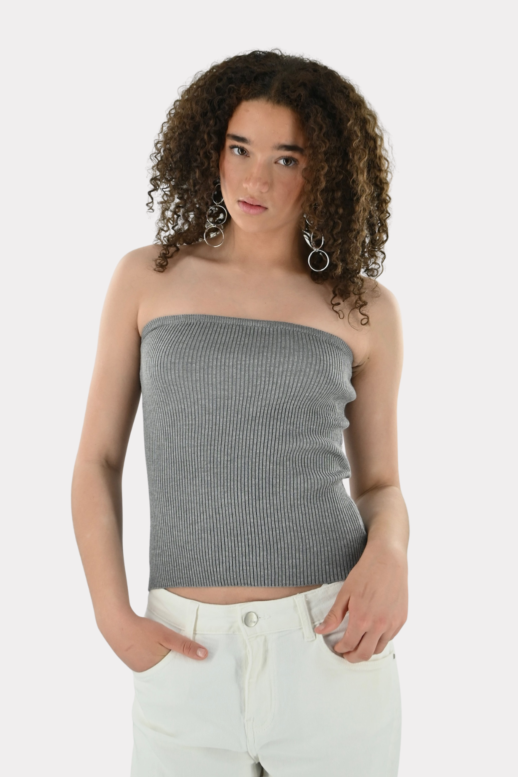 Honey top - grijs - Fashiontiger 4